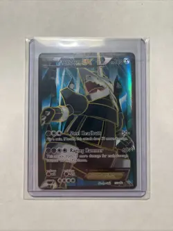 Aggron EX 153/160 XY - Primal Clash Ultra Rare Full Art Holo Pokemon Card - Image 1