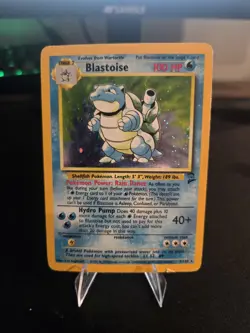 Pokemon TCG Base set 2 Blastoise 017/078 HP Holo Rare English Card - Image 1