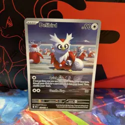 Delibird - 152/132 - Illustration Rare - Mega Evolutions - Pokemon Card - NM/M - Image 1