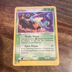 Pokemon Seviper EX Sandstorm Holo Rare Card 11/100 80 HP 2003 - Image 1