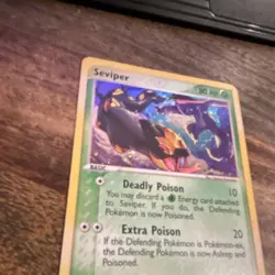 Pokemon Seviper EX Sandstorm Holo Rare Card 11/100 80 HP 2003 - Image 2