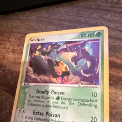 Pokemon Seviper EX Sandstorm Holo Rare Card 11/100 80 HP 2003 - Image 3