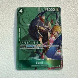 One piece Card Game Sanji EB01-014 2025 Tournament Pack Vol. 1 Winner English - Image 1