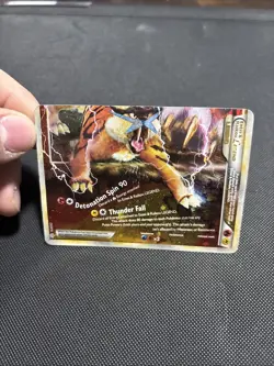 Pokemon Entei Raikou Legend Unleashed Holo Card 91/95 Bottom Heavy Play - Image 1