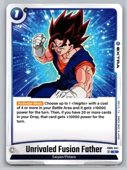 Dragon Ball Super Card Game Unrivaled Fusion Father FB05-047 C Fusion World - Image 1