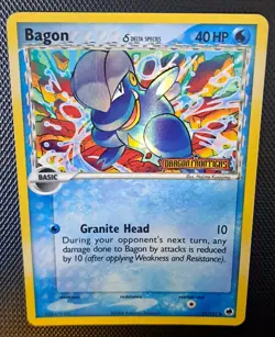 Bagon (Delta Species) 43/101 Dragon Frontiers Reverse Holo STAMPED Pokemon Card - Image 1