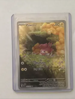 Pokemon TCG Pawmi Sir Card 226/091 Paldean Fates Full Art - Image 1