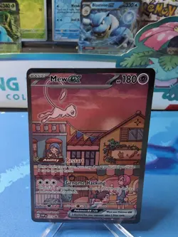 Mew ex - SVP053 - Pokemon Scarlet & Violet Promo Ultra Rare Holo Card NM - Image 1