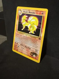 Pokemon TCG Brock's Ninetales Gym Challenge Holo Card 3/132 Unlimited Rare - Image 2