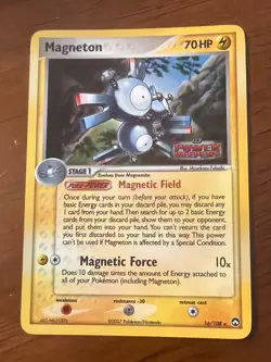 2007 Pokemon Ex Power Keepers Magneton 16/108 Holo Card LP - Image 1