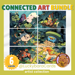 Artist Collection - Connected World - Connected Art Pokemon 6 Cards Bundle - Image 1