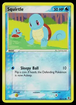 Pokemon Card FireRed & LeafGreen Squirtle 82/112 Common - Image 1