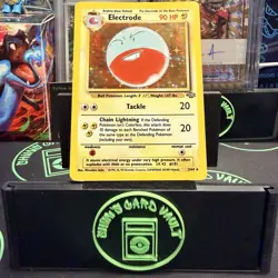 Electrode 2/64 Jungle Holo Rare Pokemon Card - Image 1