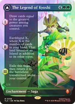 The Legend of Kyoshi Foil Borderless Avatar: The Last Airbender NM MTG - Image 1