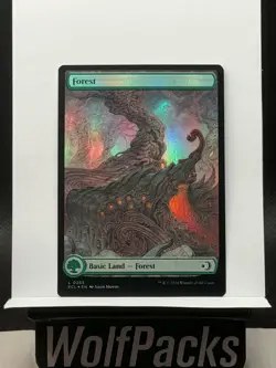 Magic The Gathering Lorwyn Eclipsed - Forest Land #0283 Holo Foil ECL EN - Image 1