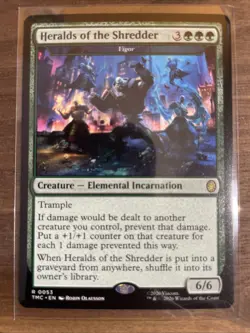 MTG Heralds of the Shredder Vigor Commander: Teenage Mutant Ninja Turtles #53 NM - Image 1