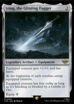 Sting, the Glinting Dagger 250 The Lord of the Rings: Tales of Middle-earth NM - Image 1