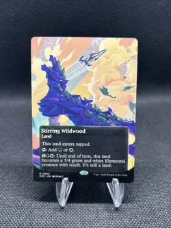 Stirring Wildwood #84 Edge of Eternities Borderless Regular Rare - Image 1