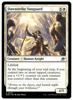 Dawnstrike Vanguard - 0010 - Edge of Eternities - MTG - NM - English - Ships Now - Image 1