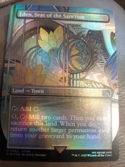 Eden, Seat of the Sanctum (Borderless) Final Fantasy Foil - Image 1