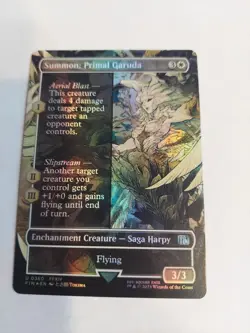 Summon: Primal Garuda (Borderless) Final Fantasy Foil - Image 1