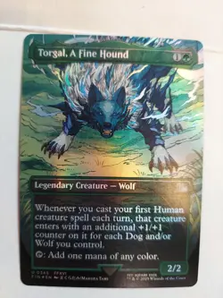 Torgal, A Fine Hound (Borderless) Final Fantasy Foil - Image 1