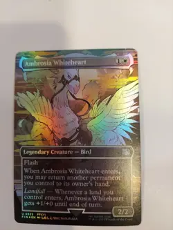 Ambrosia Whiteheart (Borderless) Final Fantasy Foil - Image 1