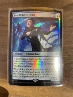 Starfield Vocalist Edge of Eternities Foil 78 NM - Image 1