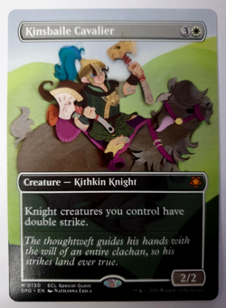 Kinsbaile Cavalier - Special Guests SPG - MTG Lorwyn Eclipsed - Mythic - 0130 NM - Image 1