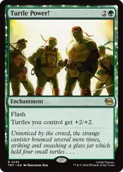 Turtle Power!-Teenage Mutant Ninja Turtles (0135) NM Rare - Image 1