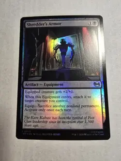 Shredder's Armor (Foil) 0075 - TMT Teenage Mutant Ninja Turtles - MTG - NM/M - Image 1