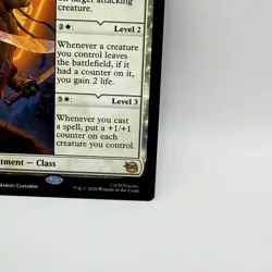 Leader's Talent 0013 TMNT Secret Lair MTG White Enchantment Class Foil Rare - Image 3