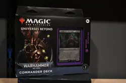 MTG Universes Beyond: Warhammer 40K Commander “Necron Dynasties” Deck - Sealed! - Image 1