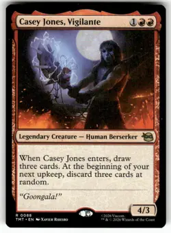 Casey Jones, Vigilante 88 NM MTG TMT Magic - Image 1