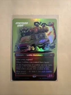 MTG Howlsquad Heavy DFT 0342 R NM FOIL Borderless - Image 2