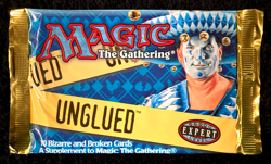 1998 Magic The Gathering, Lot of 4 Factory Sealed Unglued Booster Packs - Image 2