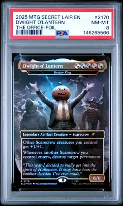 2025 MAGIC: THE GATHERING SECRET LAIR DROP #2170 DWIGHT O'LANTERN PSA 8 - Image 1