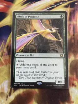 MTG Magic the Gathering Birds of Paradise Conspiracy: Take the Crown #176 LP - Image 1