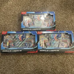 Pokemon Greninja EX and Kingdra EX Special Collection Box – Sealed – Lot of 3 - Image 1