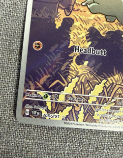 Phanpy 205/191 SV08: Surging Sparks Illustration Rare Pokemon Card - Image 3