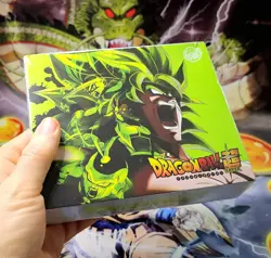 Dragon Ball Super card game 2023 Ultra Premium Green Chrome Broly Booster Pack - Image 4