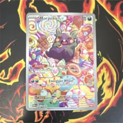 Pokemon Morpeko 206/182 SV04 Paradox Rift Illustration Rare Holo 70HP - Image 1