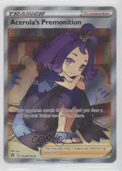 Full Art - Acerola's Premonition Pokemon Brilliant Stars Trainer Gallery #TG24 - Image 1