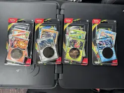 ALL 4 Pokemon Perfect Order Checklane Blister Packs W/All 10 Exclusive Promos!! - Image 2