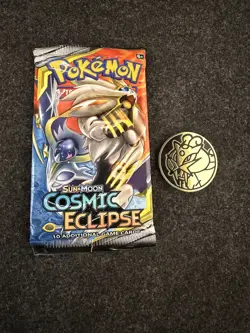 Pokemon TCG Sun & Moon Cosmic Eclipse Booster Pack Brand New Sealed & Unweighed 820650805899 - Image 1
