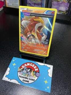 Entei 15/98 Holo Rare Extended Art 2015 XY Ancient Origins Pokemon TCG - Image 2