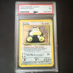 SNORLAX HOLO 11/64 JUNGLE POKEMON PSA 7 - Image 1