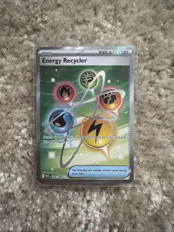 Pokemon Energy Recycler 108/088 Full Art Foil POR Set Trainer Ultra Rare - Image 1