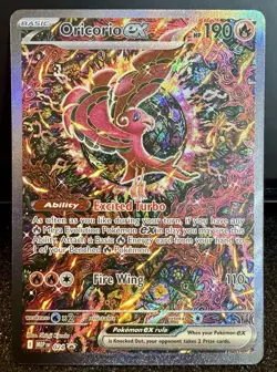 Oricorio ex 024 Phantasmal Flames Black Star Promo Full Art Pokemon TCG MT - Image 1