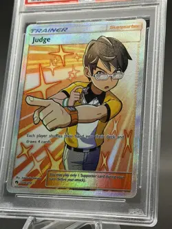 Judge 209/214 Pokemon Sun & Moon Lost Thunder Full Art 2018 Graded PSA 10 Gem MT - Image 2